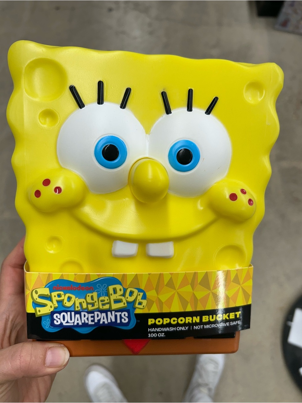 NWT Nickelodeon SpongeBob SquarePants Popcorn Bucket